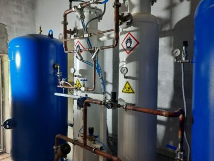 Киснева станція продуктивністю 15 м3/год