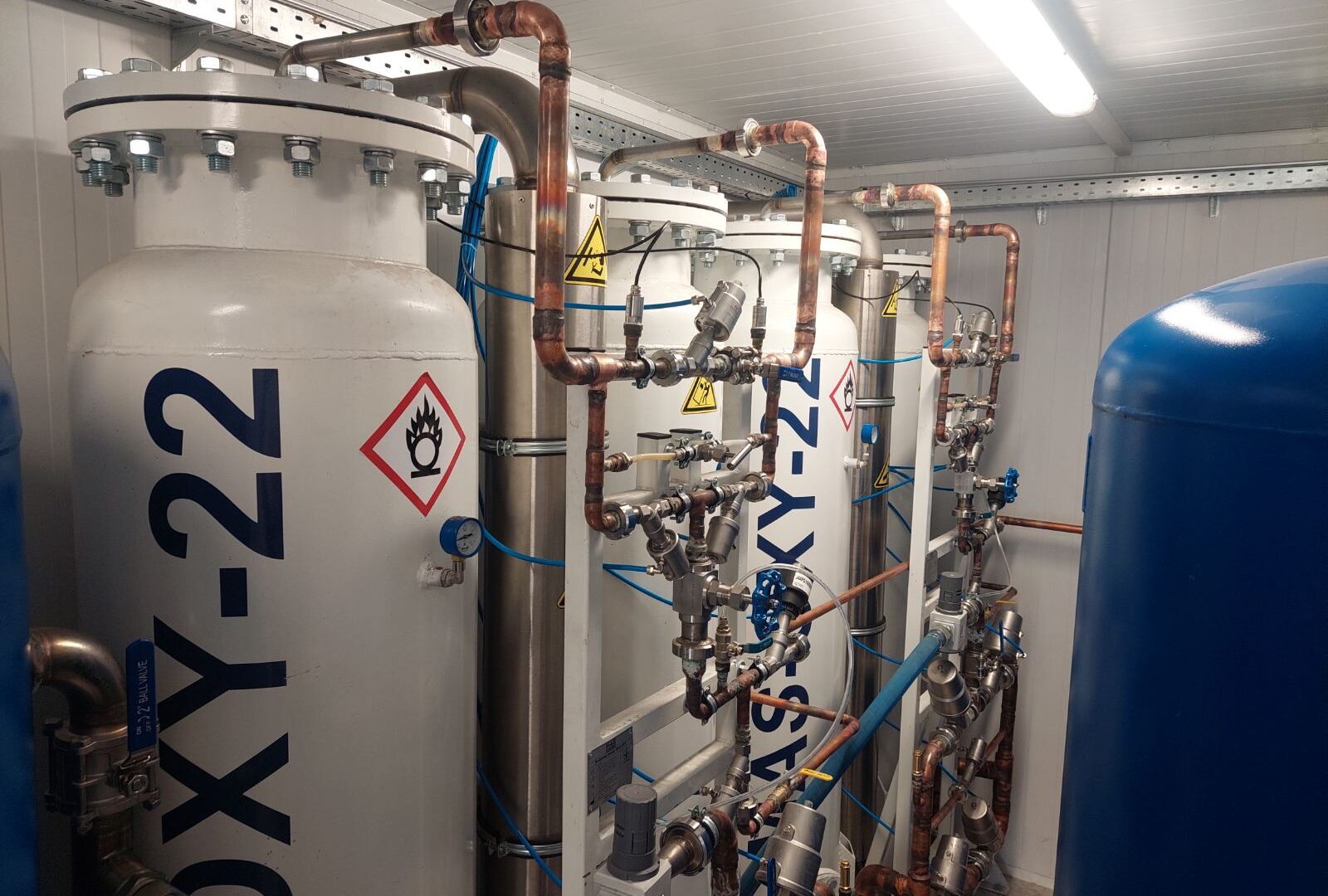 Запущено в роботу кисневу станцію MAS-OXY-2X22-74-R-1-1-1-1 у контейнерному виконанні