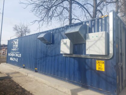 Завершено монтаж та пусконалагодження станції генерації кисню у блочно-модульному машинному відділенні