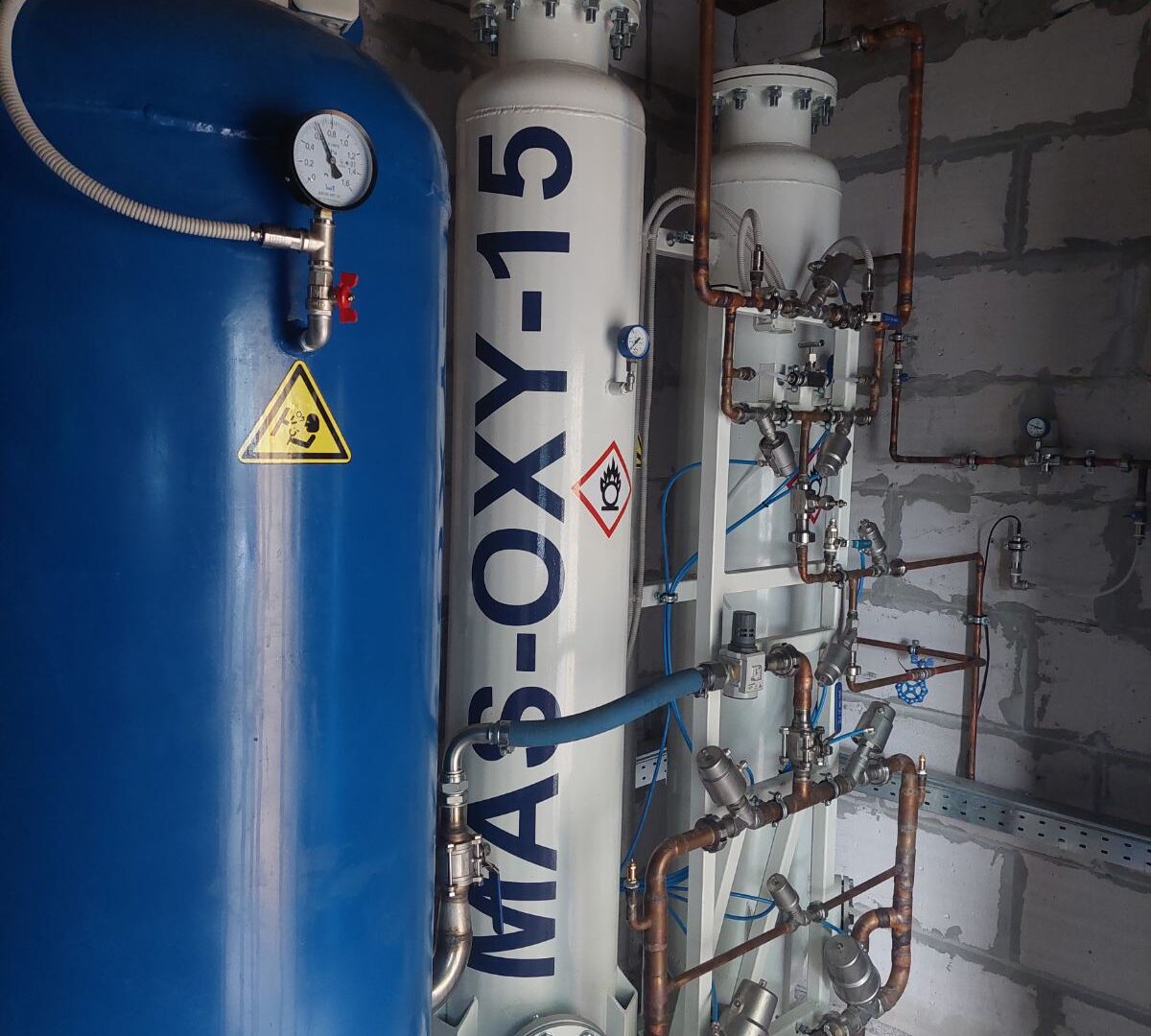 Киснева станція MAS-OXY-15-030-R-1-1-1-1