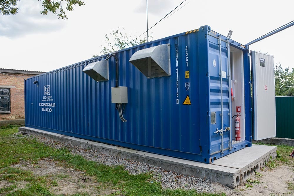 Запущено в роботу кисневу станцію потужністю 30 м3 кисню на годину в контейнерному виконанні